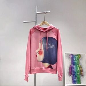 BNWT Youk Shim Won Pink “we Love The Way You Are” Sweatshirt Hoodie